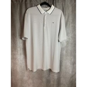 Callaway Golf Polo Shirt Men's Large Knit‎ Opti-Dri